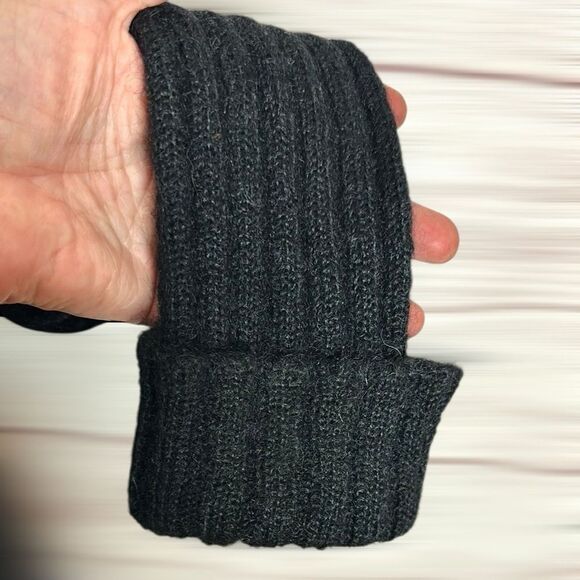 Vtg Wild and Lethal Trash Kiss the Future Black Sweater Turtle Neck Mohair M - Picture 12 of 16